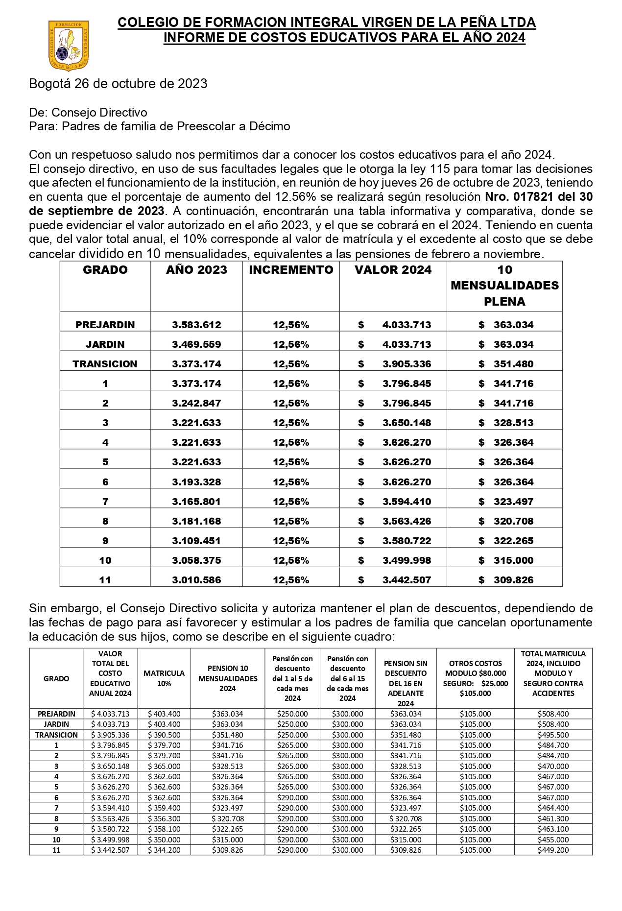 CIRCULAR A PADRES 2024 HOJA 1